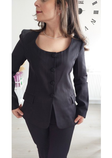 Yuvarlak Yaka Ceket Pantolon Takım fiyatları