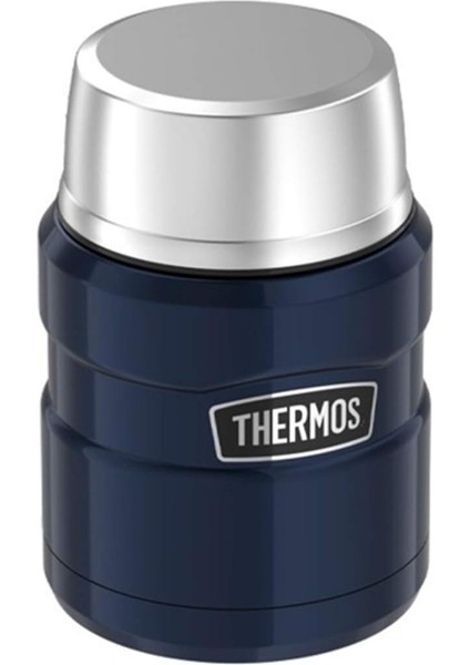 SK3000 Stainless King Yemek Termosu 0.47 Lt Gece Mavisi Çelik Termos