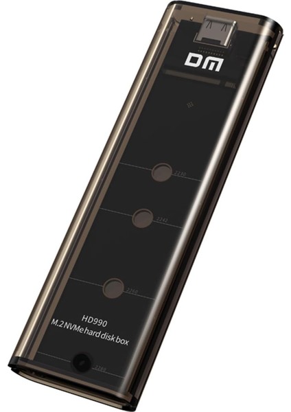 HD990 Usb3.2 Gen2 10GBPS Type-C M.2 Nvme SSD Disk Kutusu