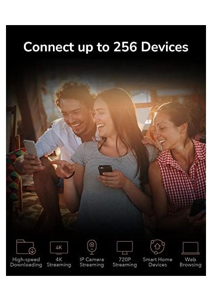AX3000 Wifi 6 Yönlendirici - 802.11AX Kablosuz Yönlendirici, Gigabit, Çift Bantlı Internet Yönlendirici, Vpn Yönlendirici, Mu-Mımo, Wireguard, Cudy Mesh Uyumlu WR3000
