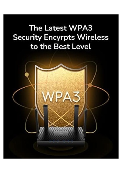 AX3000 Wifi 6 Yönlendirici - 802.11AX Kablosuz Yönlendirici, Gigabit, Çift Bantlı Internet Yönlendirici, Vpn Yönlendirici, Mu-Mımo, Wireguard, Cudy Mesh Uyumlu WR3000