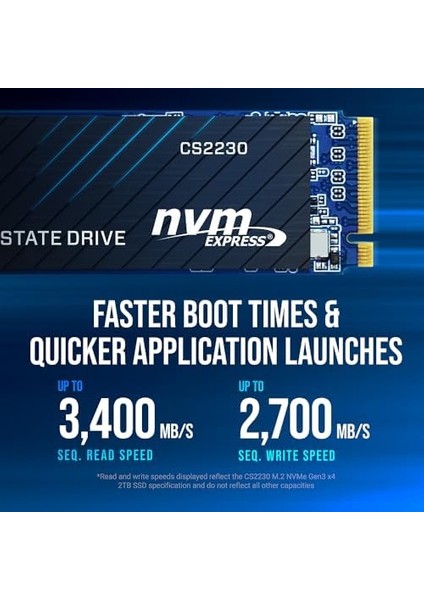CS2230 M280CS2230-500-RB 500GB 3300/2500MB/S Pcıe Nvme M.2 SSD Disk