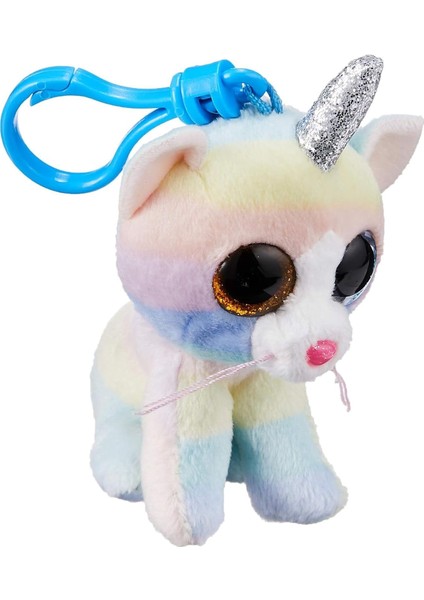 Heather Cat With Horn Clip