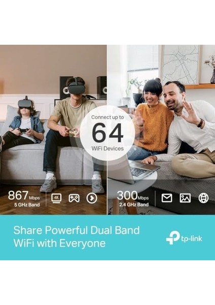 Archer MR600, 4g+ Cat6 AC1200 Mbps, 4g/3g Sım Yuvası, Mu-Mımo Teknolojisi, Yapılandırma Gerektirmez, Konuk Ağı ve Ebeveyn Kontrolü Desteği, Wi-Fi 5 Dual-Band Gigabit Lte Router