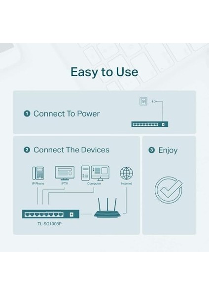 TL-SF1008P, 8-Port 10/100MBPS Desktop Switch With 4-Port Poe+