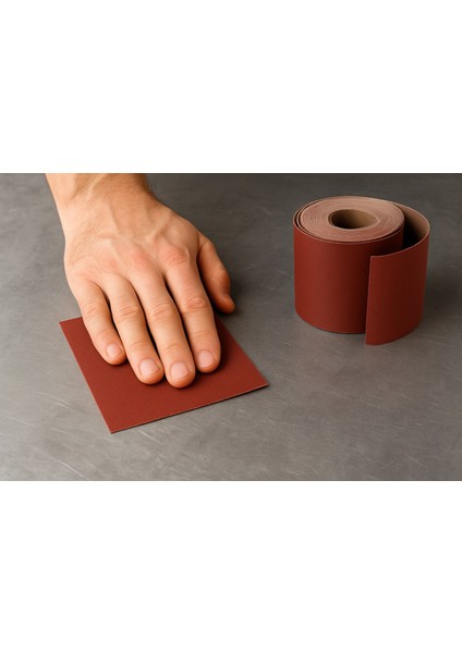 Kum Rulo Zımpara - 1 Metre Ahşap ve Metal Yüzeyler Için Aşındırıcı Zımpara -280 KUM