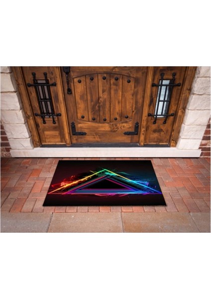 3D Baskı Özel Tasarım Geometrik Dış Mekan Paspas 136