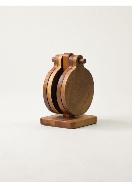 Tenra 4'lü Akasya Bardak Altlığı fiyatları