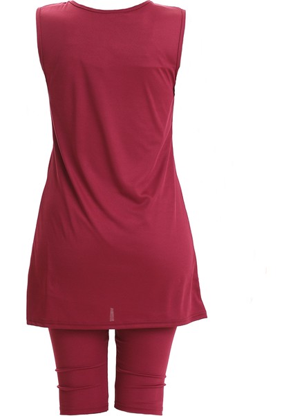 Kolsuz Havuz Mayo 2502-03 Bordo modelleri