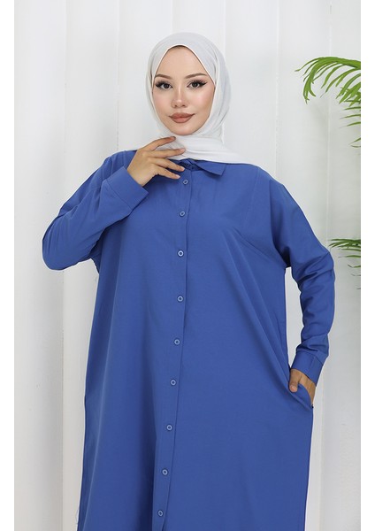 Reglan Kol Tunik 4066-03 Indigo modelleri