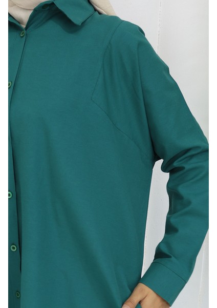 Reglan Kol Tunik 4066-05 Zümrüt Yeşili fırsatları