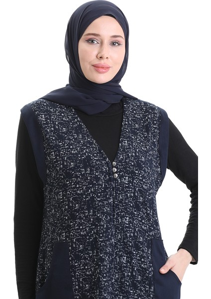 Jakarli Düğmeli Yelek 994727A-01 Lacivert modelleri