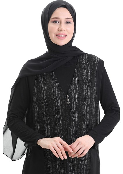 Jakarli Düğmeli Yelek 994727E-01 Siyah modelleri