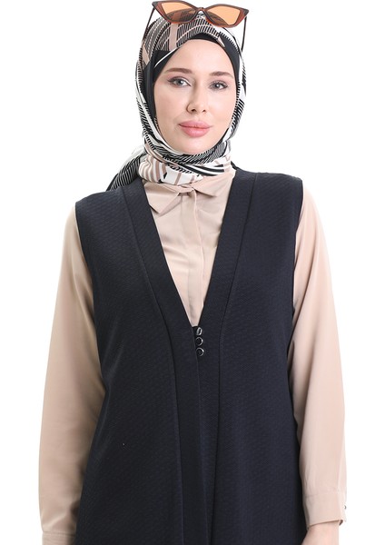 Jakarli Düğmeli Yelek 994730-02 Lacivert fırsatları