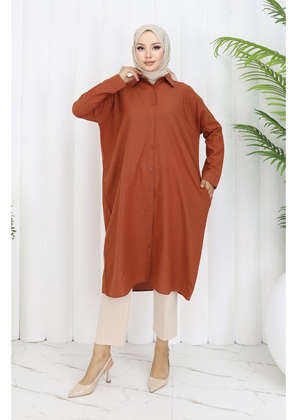 Reglan Kol Tunik 4066-09 Kiremit