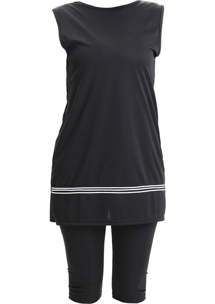 Kolsuz Havuz Mayo 2502-01 Siyah