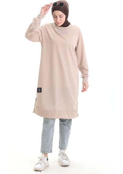Armalı Tunik 0012-19 Bej modelleri
