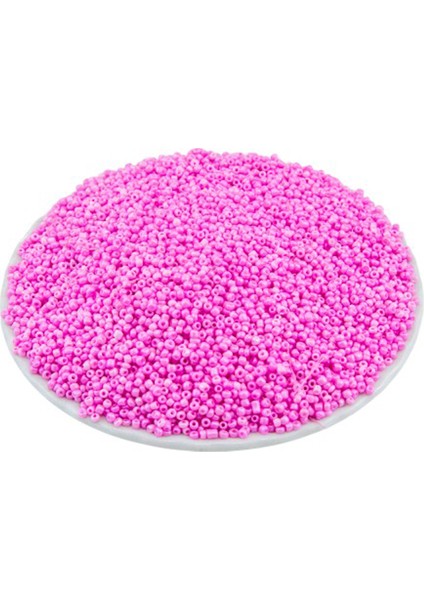 Mat Pembe (11/0) 2 mm Kum Boncuğu 100 gr