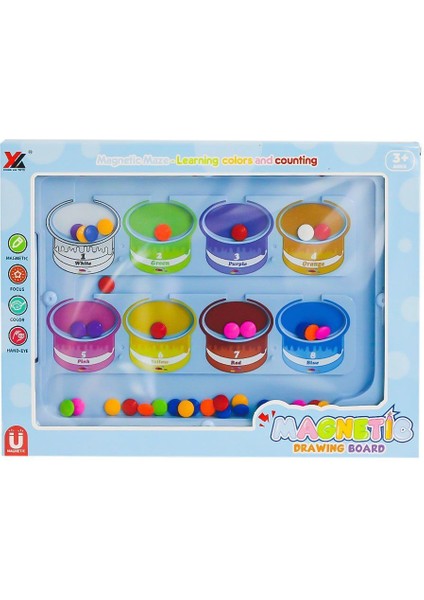 677 Steam Renkler ve Sayılar Eğitim Tahtası -Birliktoys