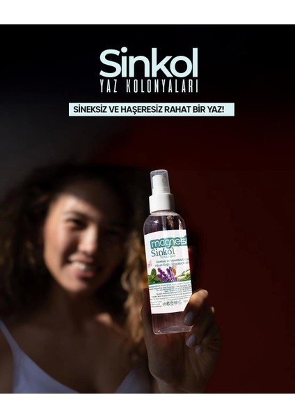 Sinkol Baby Doğal Sinek ve Haşere Kovucu Yaz Kolonyası Sprey 100 ml.