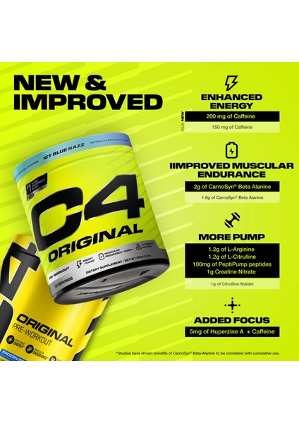 C4 Original Preworkout 50 Servis - Amerikan Versiyon