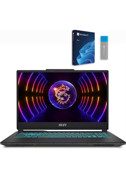 Msı Cyborg 15 A13VE1479XTR1 I7-13620H 16GB 512GB SSD RTX4050 15.6" Fhd 144Hz + Windows 11 Pro Tr USB Kutu Oem Taşınabilir Bilgisayar