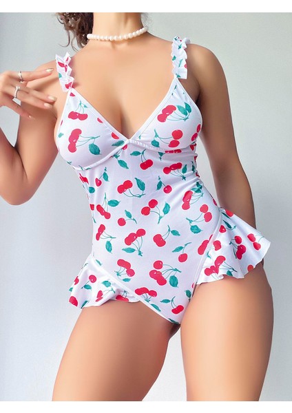 Mulvxbrf BRF02 Vişne Desenli Body (Mulvix)