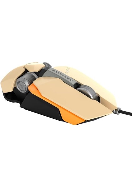 Gfc Life Store - James Donkey 850R 12000DPI 8 Tuş PMW3360 Sensör Rgb Optik Sarı Gaming Mouse