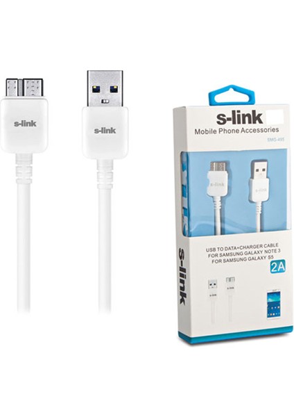 S-Lınk SMG-495 Note3 Data+Şarj Kablosu (4767) - Lisinya