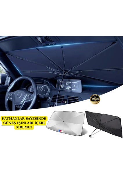 Honda Accord 2018-2019-2020-2021-2022-2023-2024-2025 Katlanabilir Araç Güneşlik Şemsiye