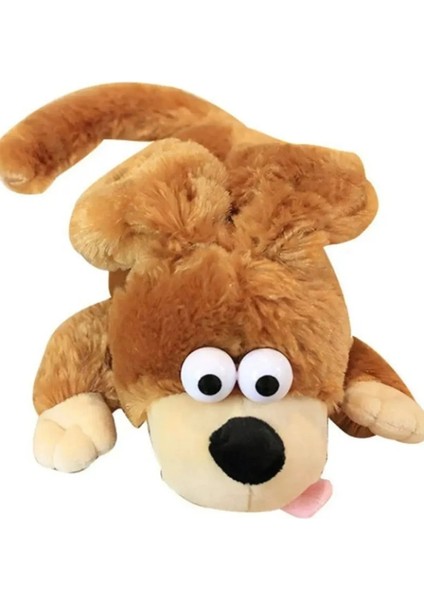 Roffle Roly Kahkaha ile Yuvarlanan Pilli Sesli Hareketli Interaktif Gülen Köpek - 30 cm
