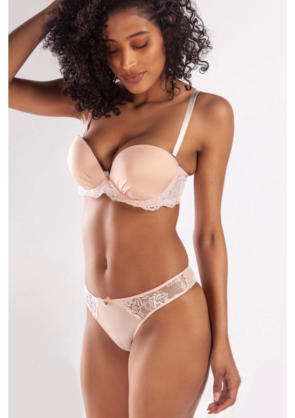 Golshan Gracia Foam Cup Push Up Bra,pudra Renk Konforlu ve Şık Sütyen
