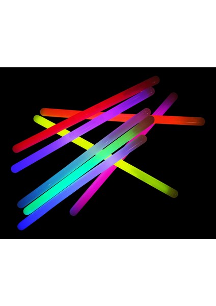 Karanlıkta Parlayan Fosforlu Glow Stick Kalın Çubuk 30 cm 1 Adet fiyatları