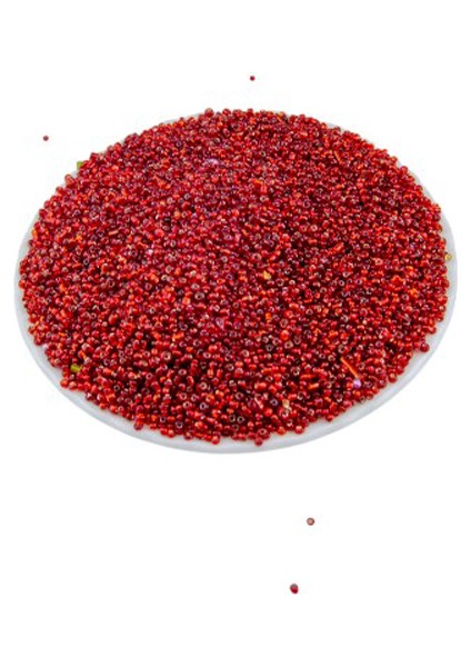 Şeffaf Bordo (11/0) 2 mm Kum Boncuğu 50 gr