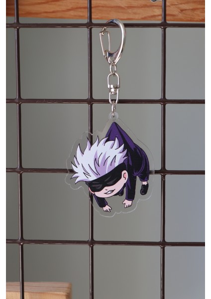 Jujutsu Kaisen Satoru Gojo Akrilik Çanta Süsü Anahtarlık