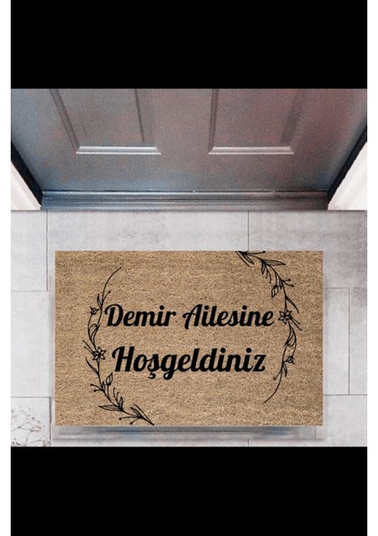 Kapı Önü Paspası Dekoratif Dijital Baskı Kişiye Özel P-2311