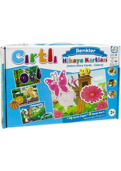 LC7207 Laço, Cırtlı Hikaye Kartları Renkler.glpzr