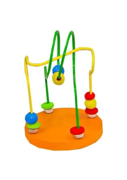 ONY-394 Ahşap Kutuda Mini Boncuklu Koordinasyon - Onyıl Oyuncak.glpzr