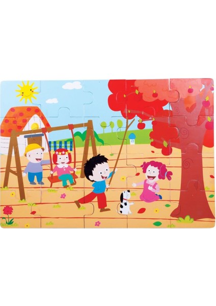 CS-1277 Sonbahar Ahşap Yer Puzzle.glpzr