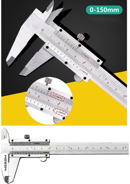 Kumpas - Çelik Kumpas 0,01 mm - 150MM 6inc.glpzr