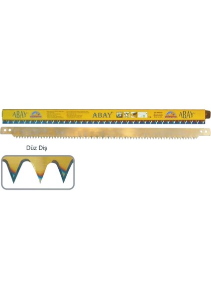 Abay Geniş Kolastar Testere Ağzı - Düz Diş 60 Cm.glpzr
