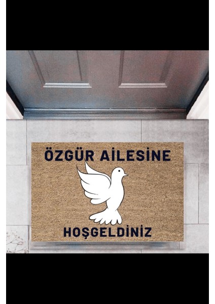 Kapı Önü Paspası Dekoratif Dijital Baskı Kişiye Özel P-2449