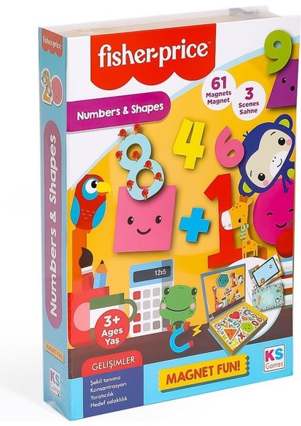 Fp 13411 Fisher Price Baby Puzzle Numbers Shapes -Ks Puzzle.glpzr