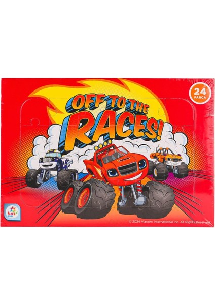 BL7993 Blaze Taslamalı Frame Puzzle 24 Parça -Laçokids.glpzr