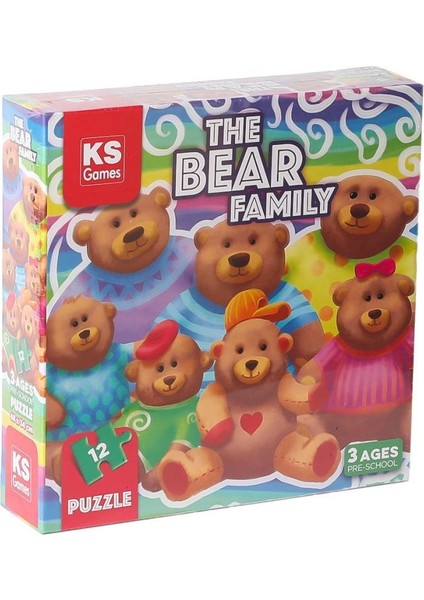 Prs 32705 The Bear Family Pre School Puzzle -Kspuzzle.glpzr