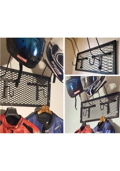 Motorcu Kask Askısı, Metal Kask Askısı Se-X2 Iron X2V9