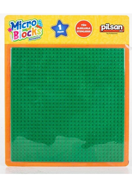 03 627 Pilsan Micro Blok Oyun Tablası Yeşil.glpzr