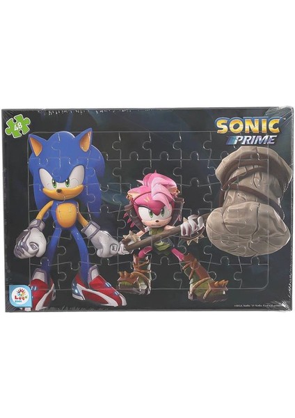 SO7868 Sonic 48 Parça Frame Puzzle -Laço Kids.glpzr
