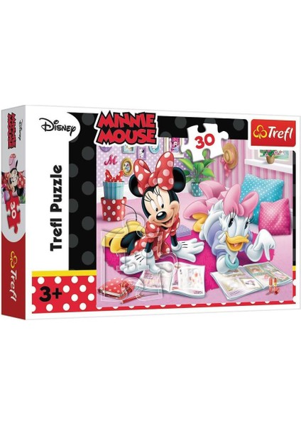 PUZZLE-18217 Minnie 30 Parça Puzzle.glpzr
