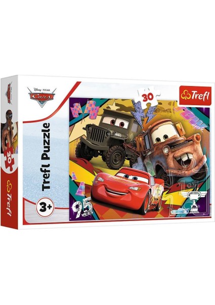PUZZLE-18293 Cars 3 30 Parça Puzzle.glpzr